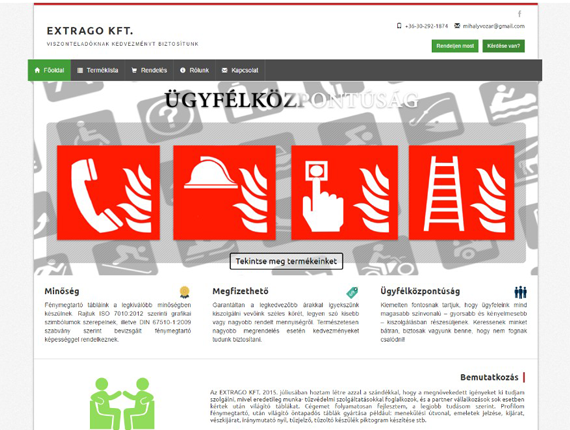 Weboldal készítés