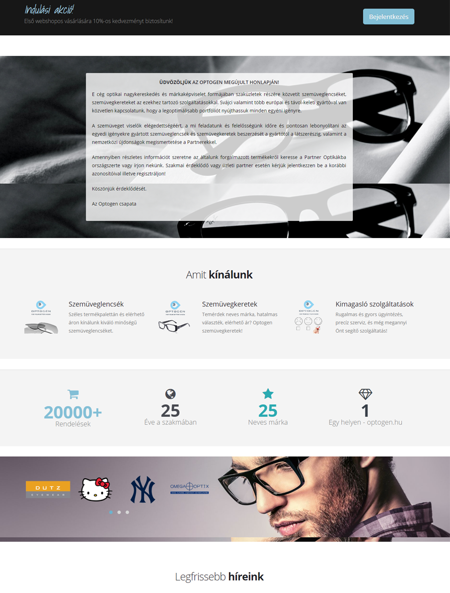 Weboldal készítés