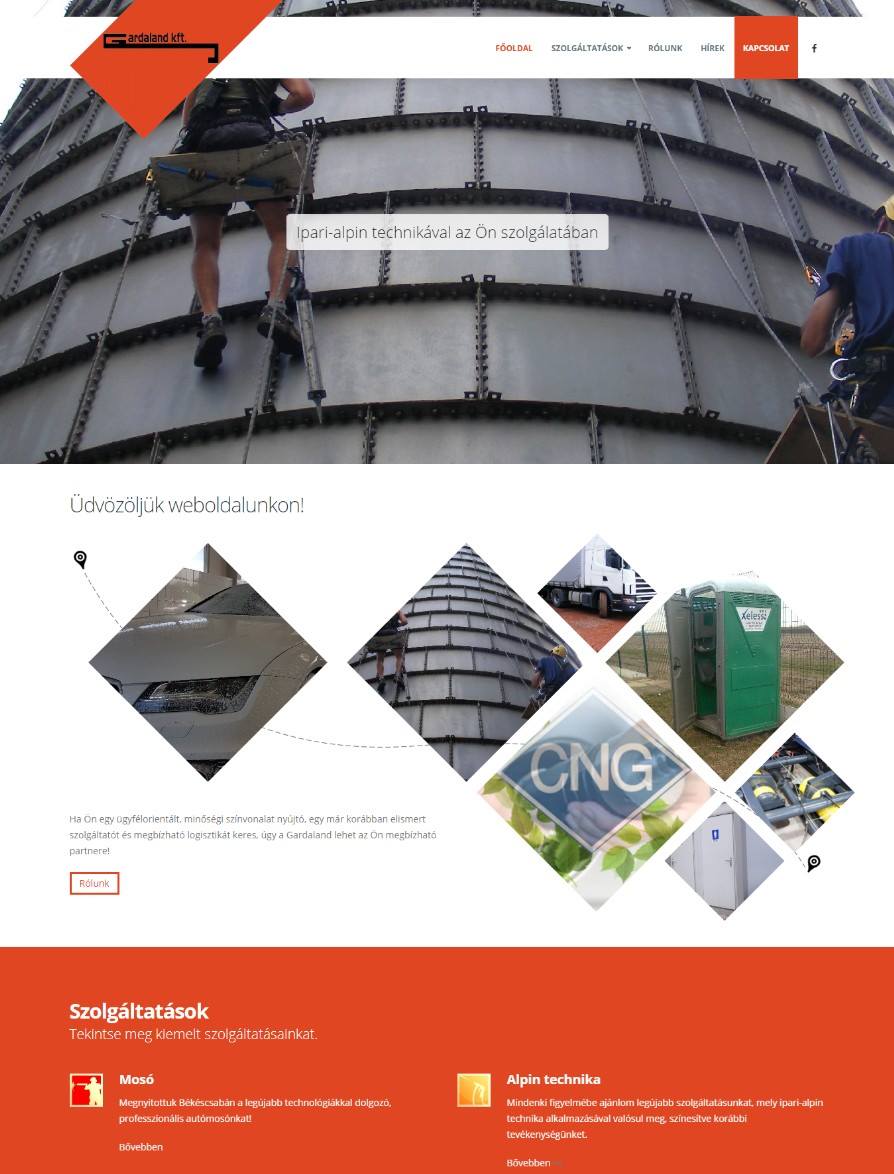 Weboldal készítés