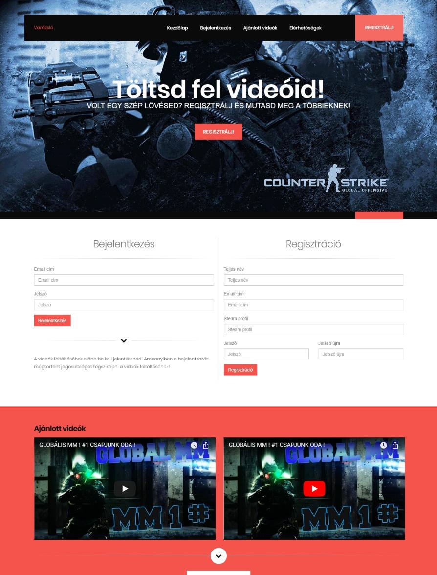 Weboldal készítés