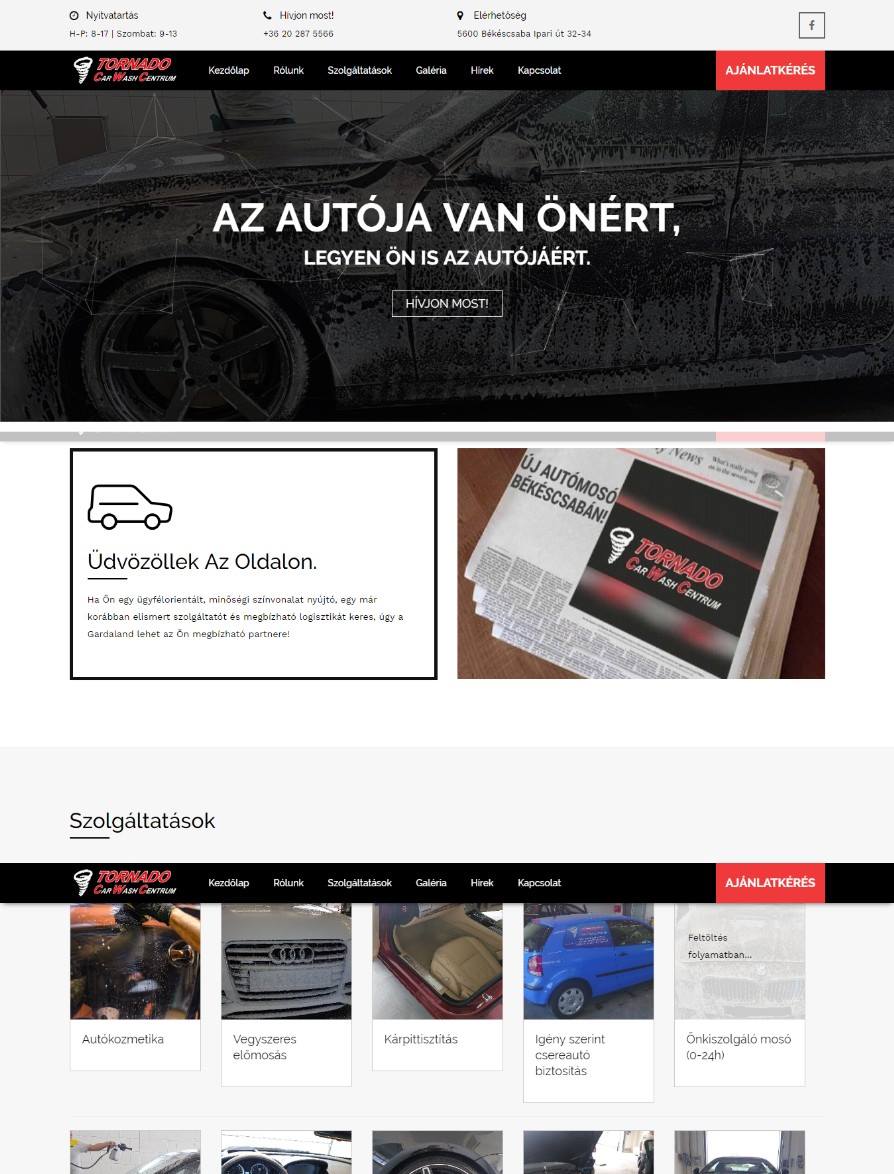 Weboldal készítés