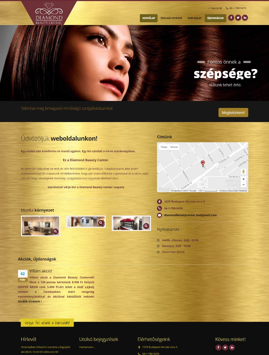 Weboldal készítés