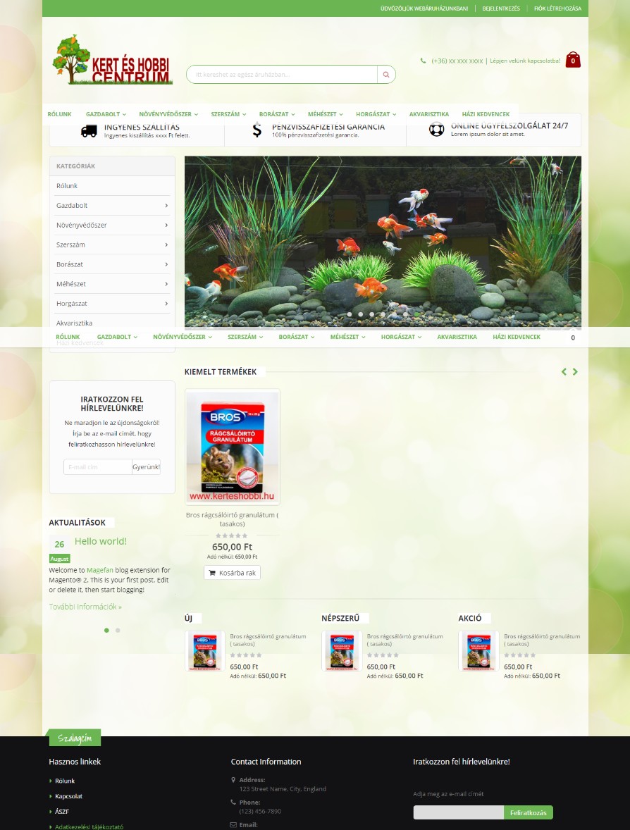 Weboldal készítés