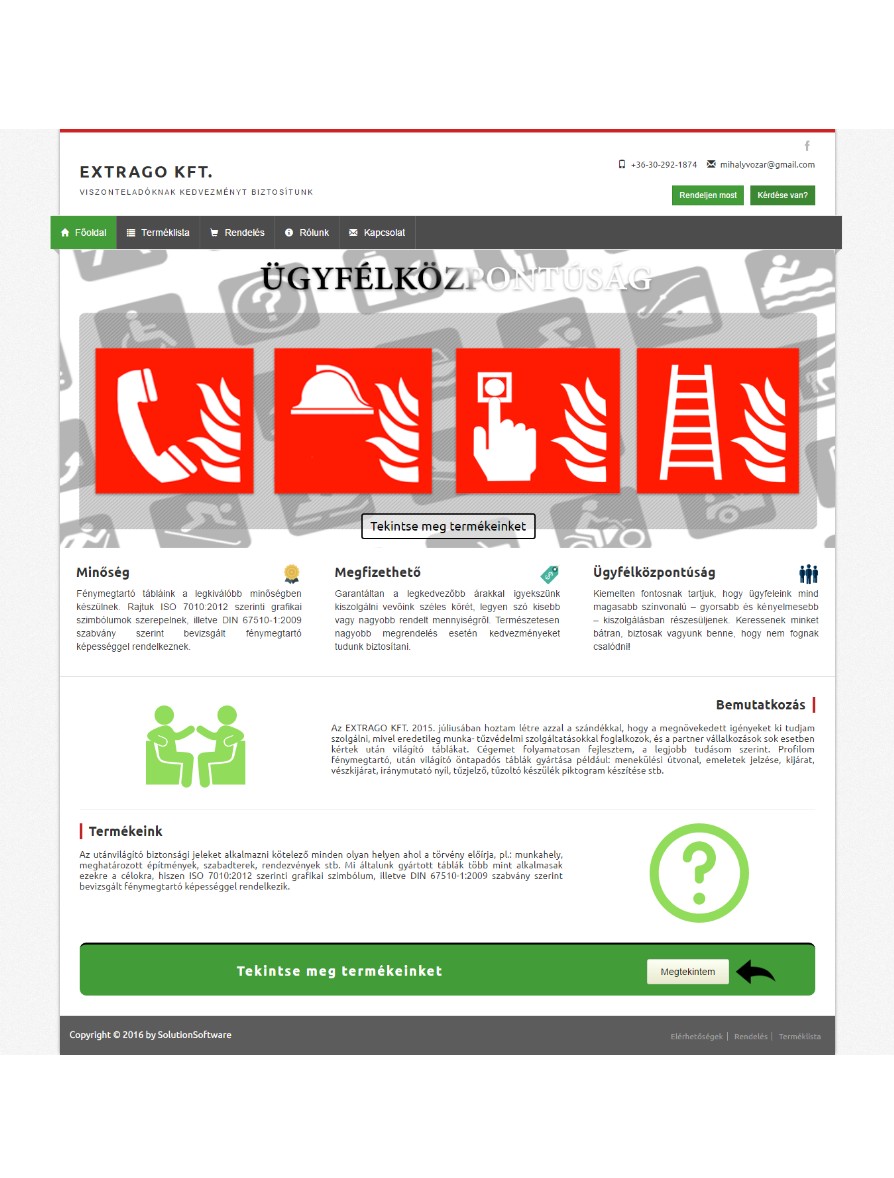 Weboldal készítés